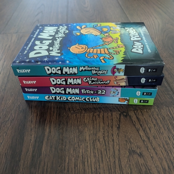 DogMan Books Mothering Heights Fetch-22 Grime And Punishment - CatKid Comic Club - Picture 3 of 5